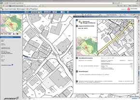 geoWEB mit Detailreport / Datenblatt
